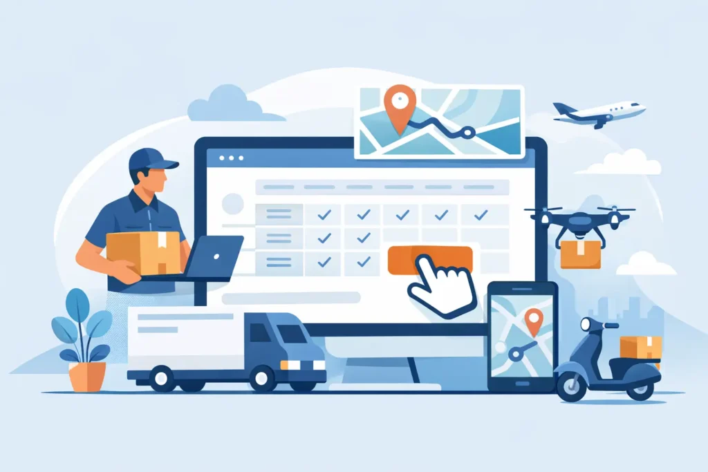 New online booking website for courier jobs