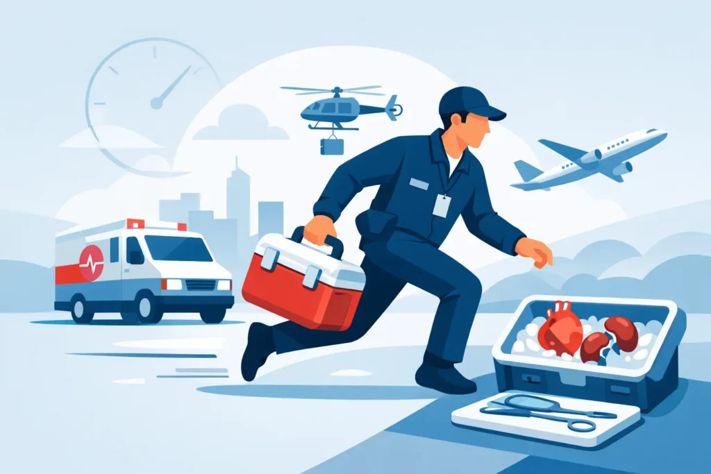 What an Organ Transport Courier Must Deliver
