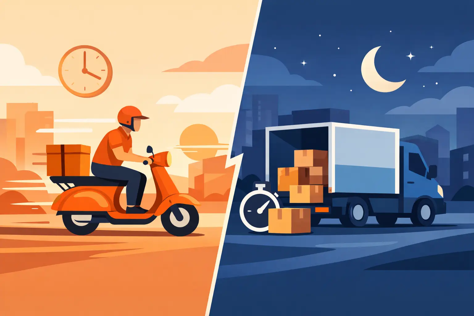 Same Day Courier Versus Next Day: Which Fits?