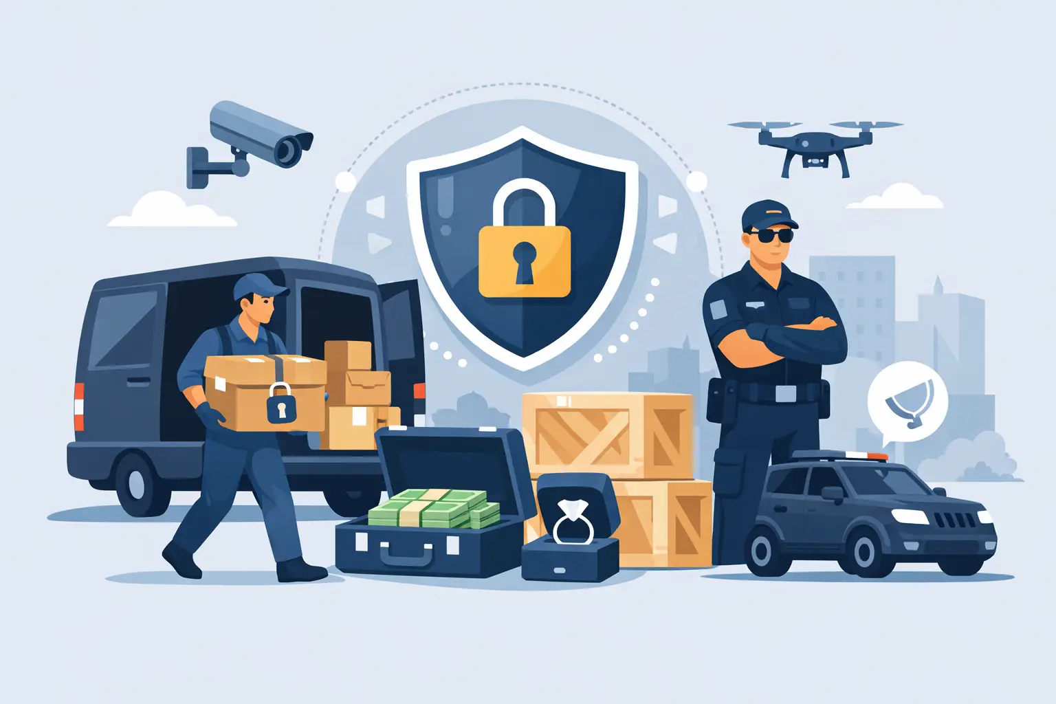 How a High Value Goods Courier Protects Stock