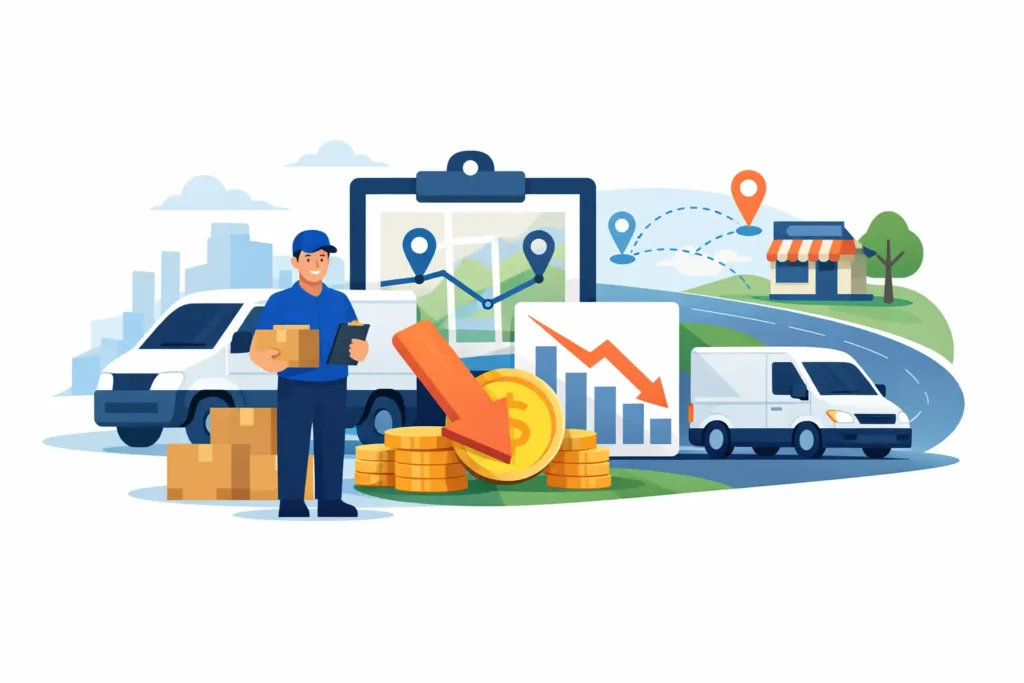 How a Multi Drop Courier Service Cuts Delivery Costs
